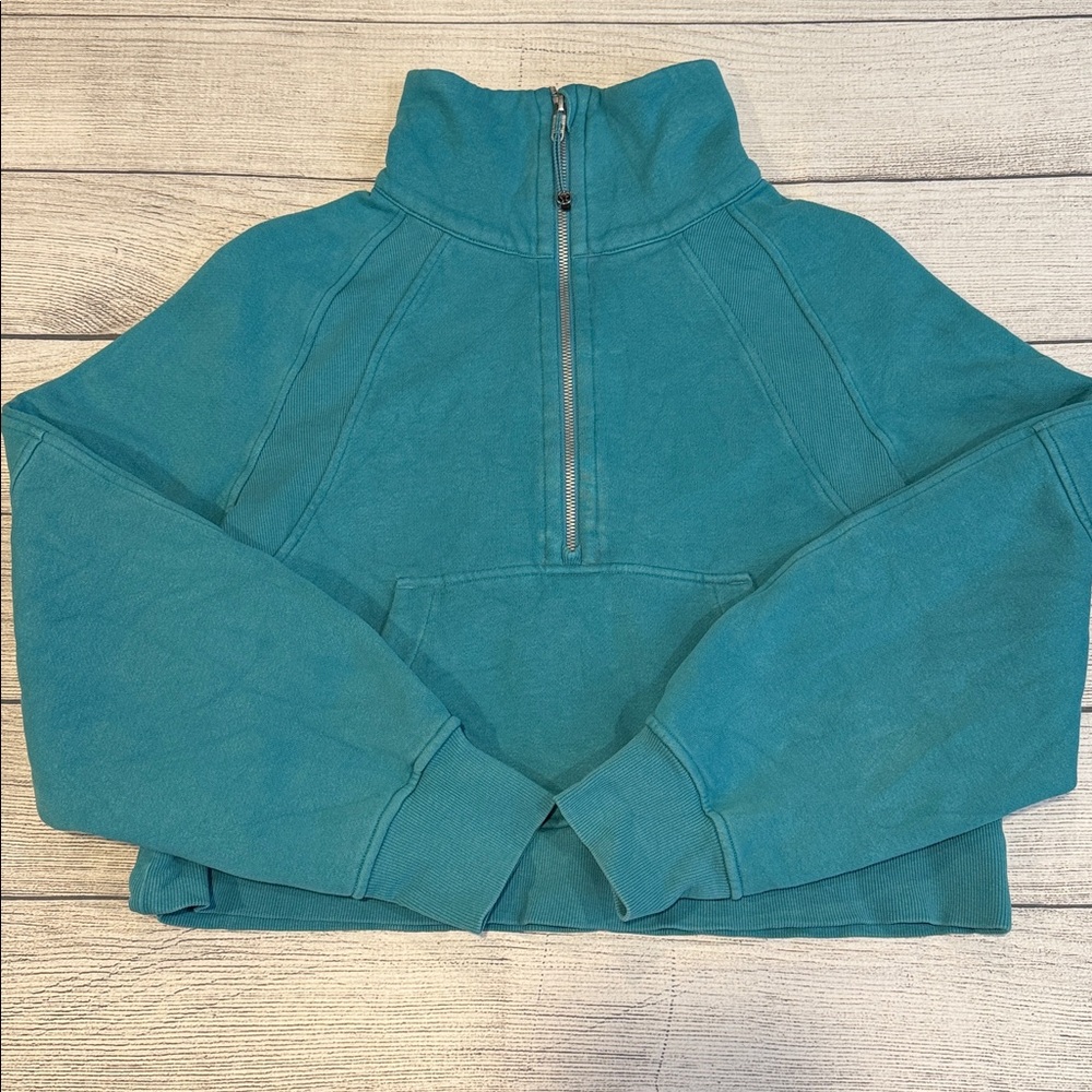 🍋Women’s Lululemon Scuba Oversized Funnel Neck Half Zip XS/S Oceanic? W3FJ6S🍋